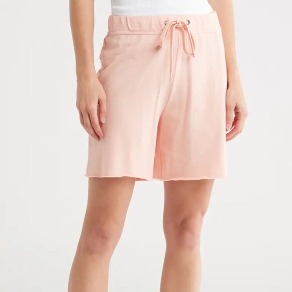James Perse Drawstring French Terry Shorts in Venus - Picture 1 of 3